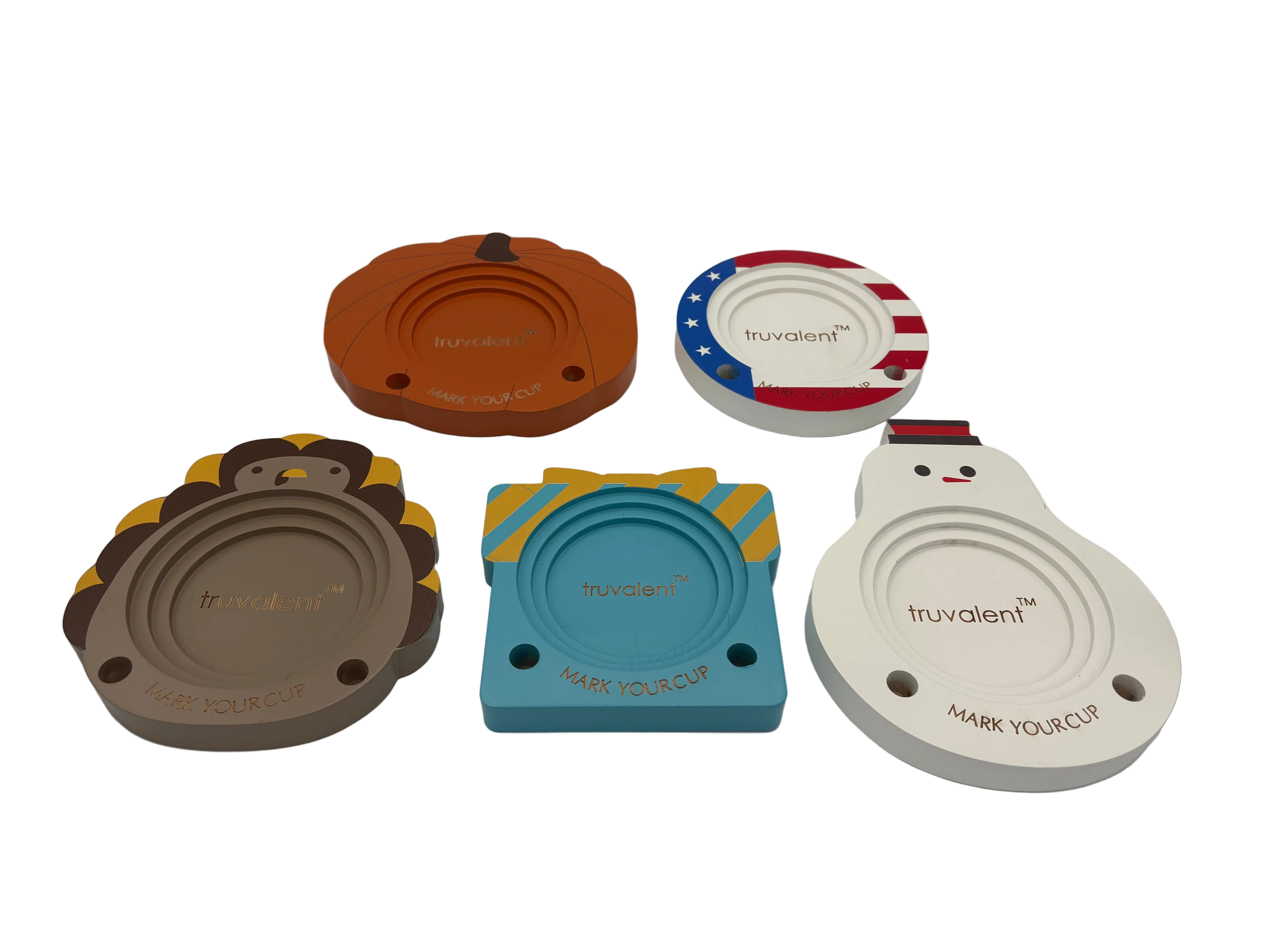 Party Cup Holder - Seasonal 5-Pack Bundle